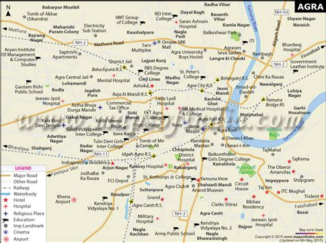 Map Of Agra