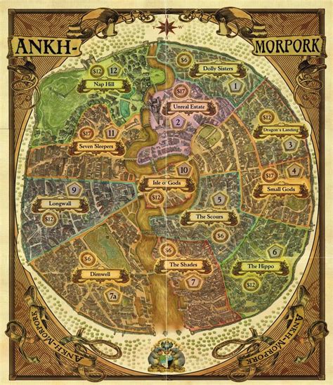 Map Of Ankh Morpork