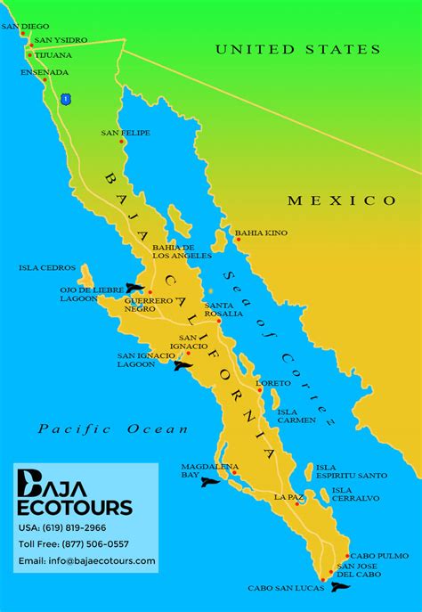 Map Of Baja