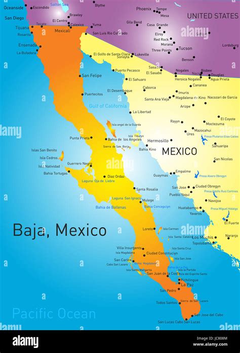 Map Of Baja Mexico