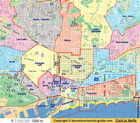 Map Of Barcelona