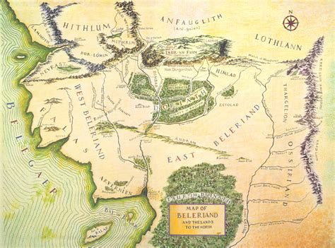 Map Of Beleriand
