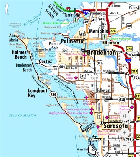 map of bradenton florida