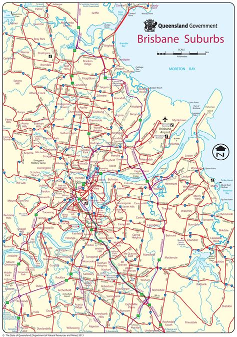 Map Of Brisbane Suburbs