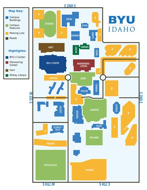 Map Of Byui Campus