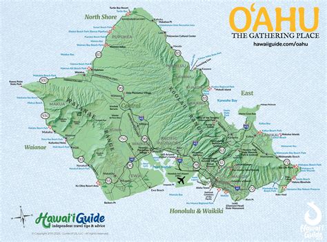 map of hawaii