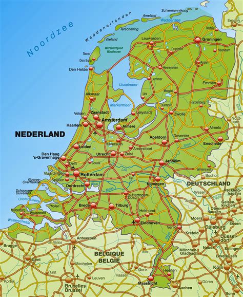 Map Of Holland
