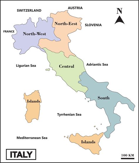 Map Of Itsly
