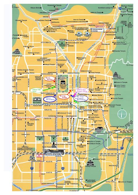 Map Of Kyoto