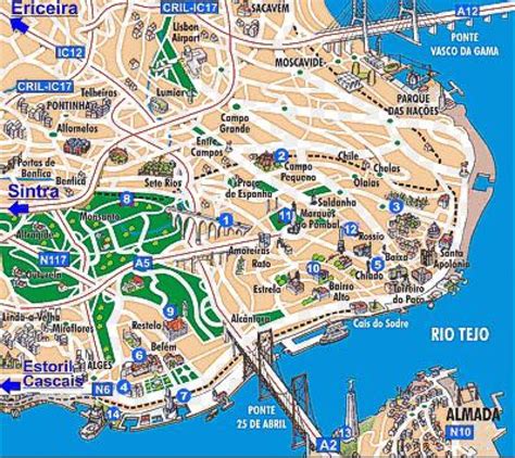 Map Of Lisbon