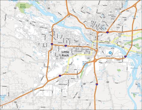 Map Of Little Rock