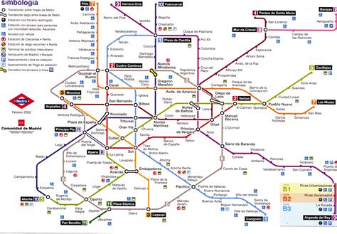 Map Of Madrid Underground