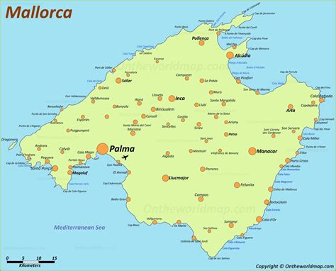 Map Of Mallorca