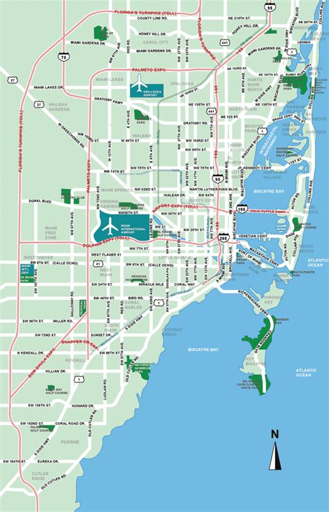 map of miami florida