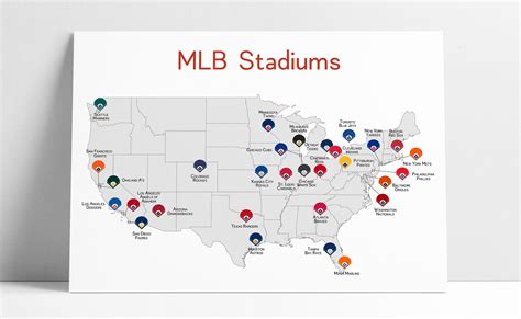 Map Of Mlb Ballparks