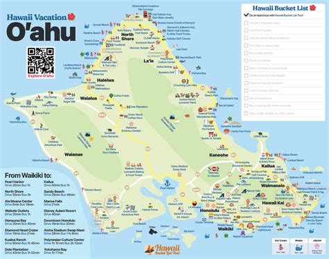 Map Of O Ahu The Gathering Place 7th Edition Refe
