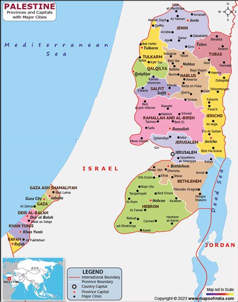 Map Of Palestine At The Time Of Jesus