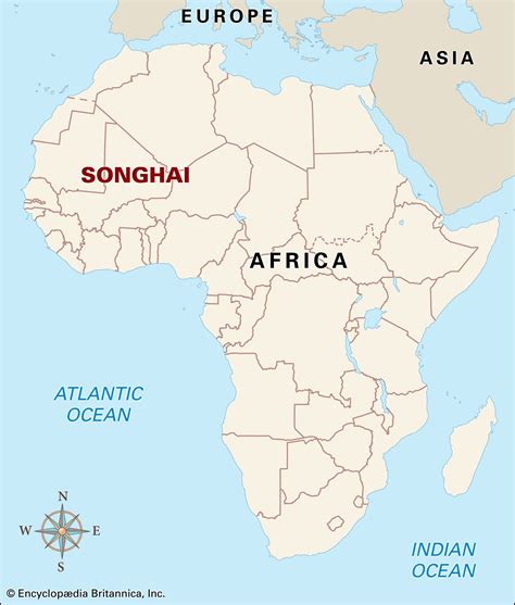 Map Of Songhai
