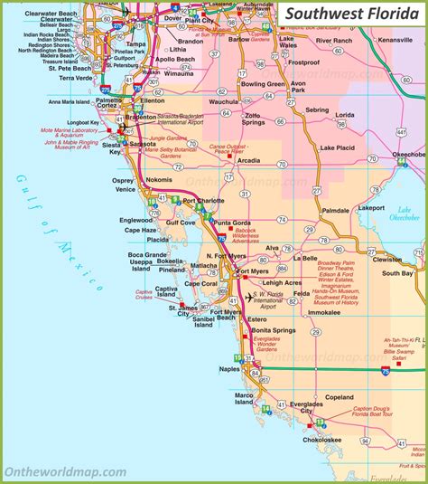 map of sw florida