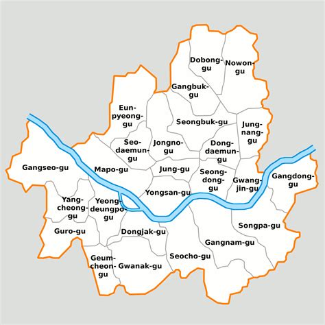 Map Of The Seoul