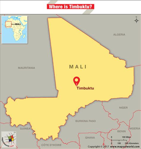 Map Of Timbuktu