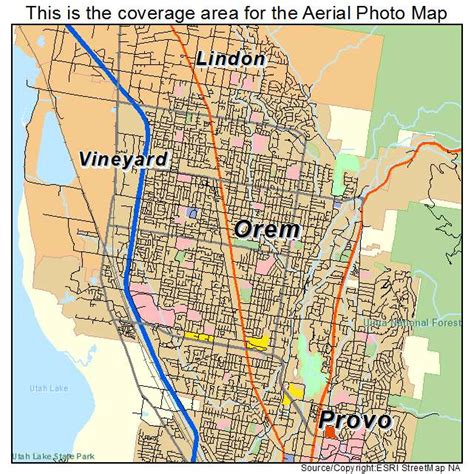 map of utah orem
