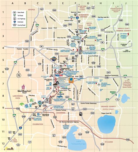 map orlando florida