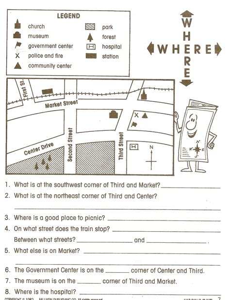 Map Skills Worksheets Maps Worksheet 2nd Grade - Maps Worksheet 2nd Grade