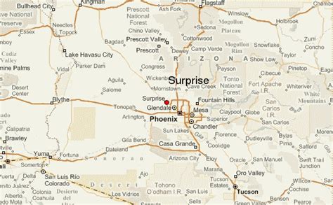 Map Surprise Arizona