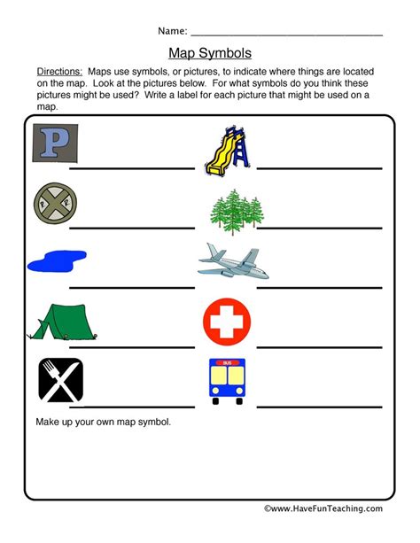Map Symbols Worksheet For Kids Kids Academy Map Symbols For Kids Printables - Map Symbols For Kids Printables