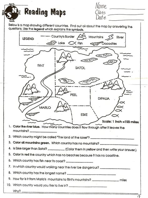 Map Test Practice For 6th Grade Testprep Online Map Unit 6th Grade - Map Unit 6th Grade