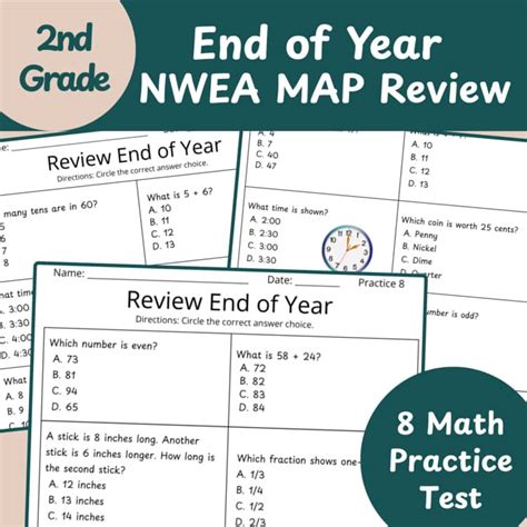map testing practice 2nd grade