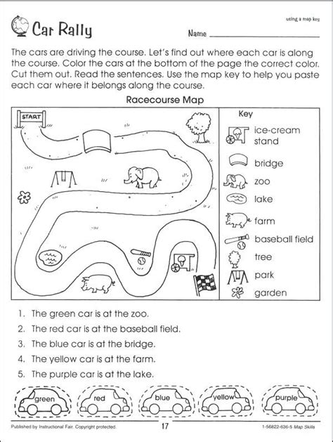 Map Tests For Kindergarten Through 1st Grade 1st Grade Map - 1st Grade Map