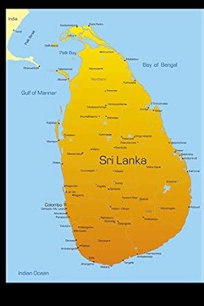 Full Download Map Of Sri Lanka Journal 150 Page Lined Notebook Diary 