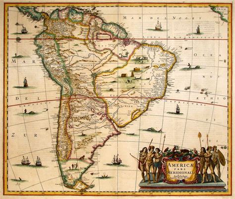 Mapa Antigo Do Brasil