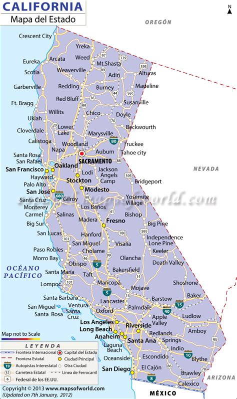 mapa california