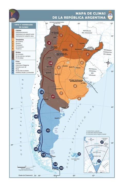 Mapa Clima Argentina
