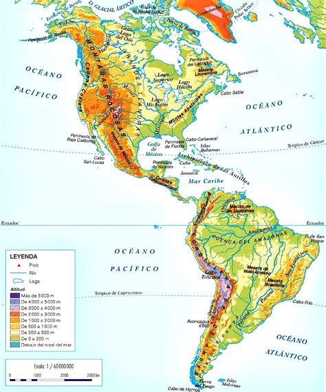 Mapa Con El Relieve De España