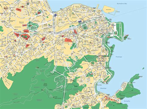 Mapa Da Cidade Do Rio De Janeiro