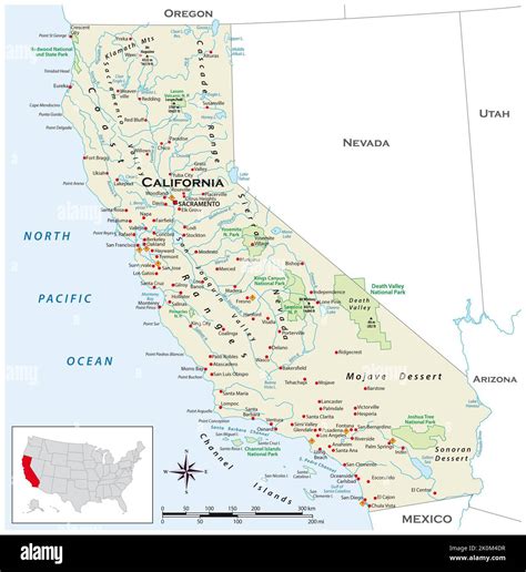 mapa de california