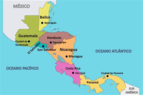 Mapa De Central America