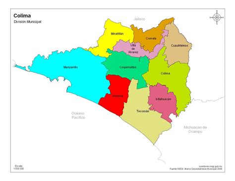 Mapa De Colima