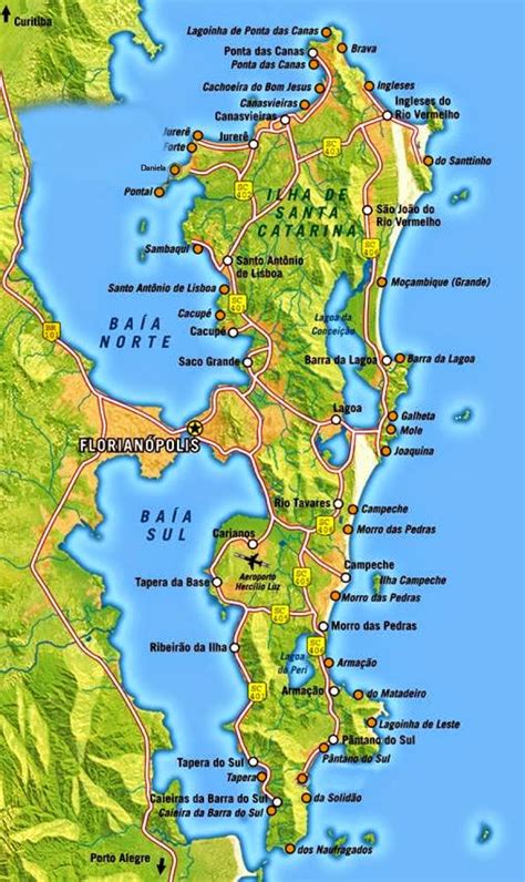 Mapa De Florianopolis