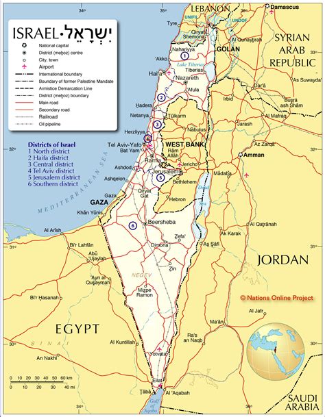 Mapa De Israel