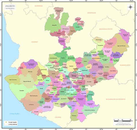 Mapa De Jalisco