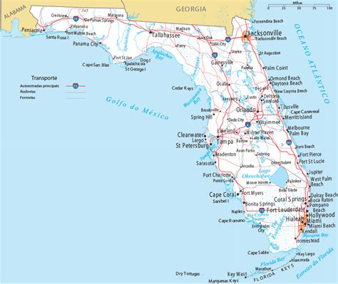 mapa de la florida