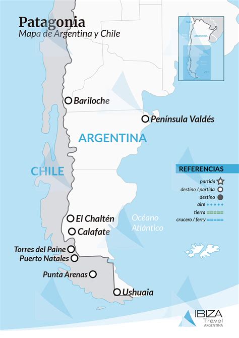 Mapa De La Patagonia