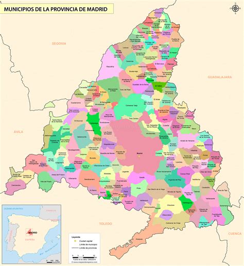 Mapa De La Provincia De Cadiz