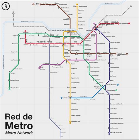 Mapa De La Red Del Metro