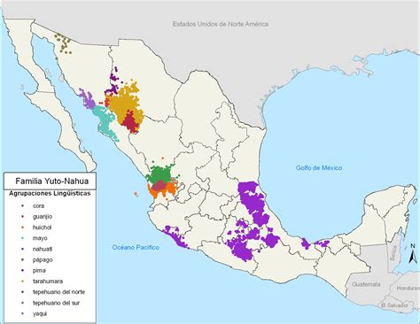 Mapa De Lenguas Indigenas En Mexico